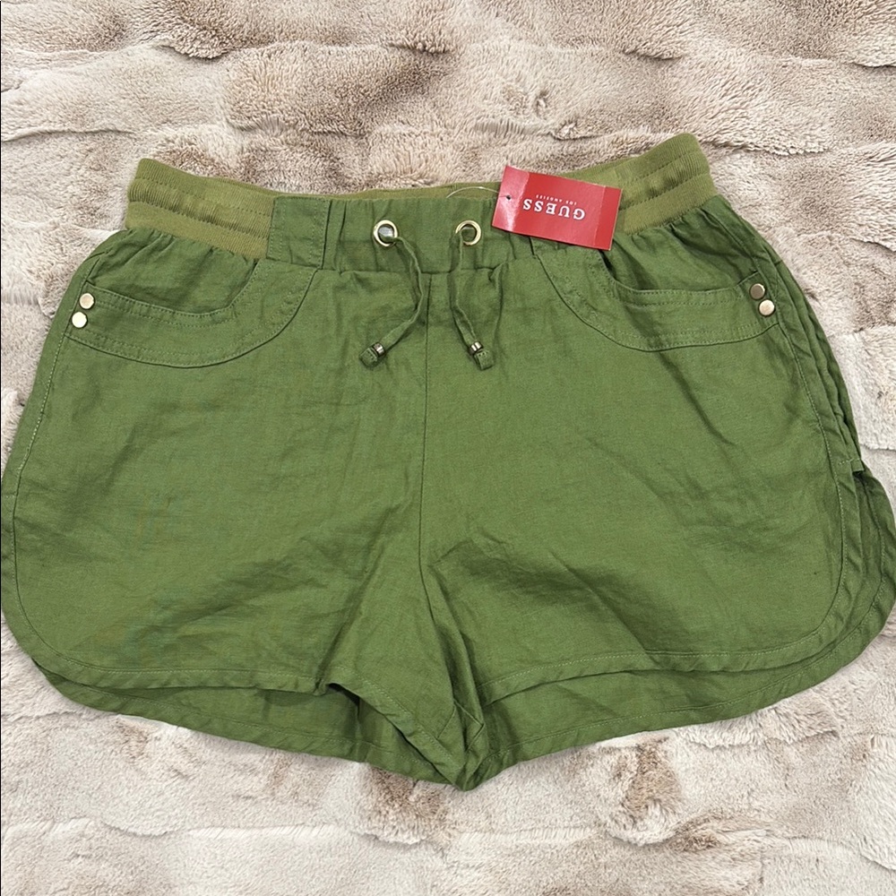 GUESS Women's Green Shorts
